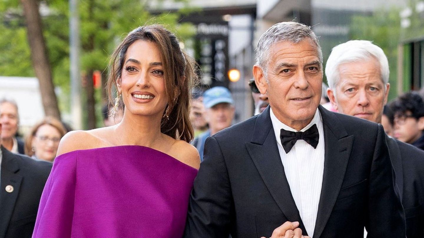 George und Amal Clooney vor rund zwei Wochen in New York.