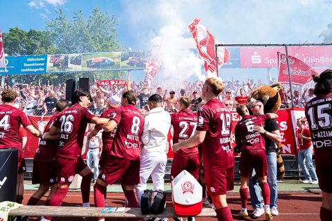 Fortuna Köln kehrt nach sieben Jahren in die 3. Fußball-Liga zurück. Foto: Marco Bader/HMB Media/dpa
