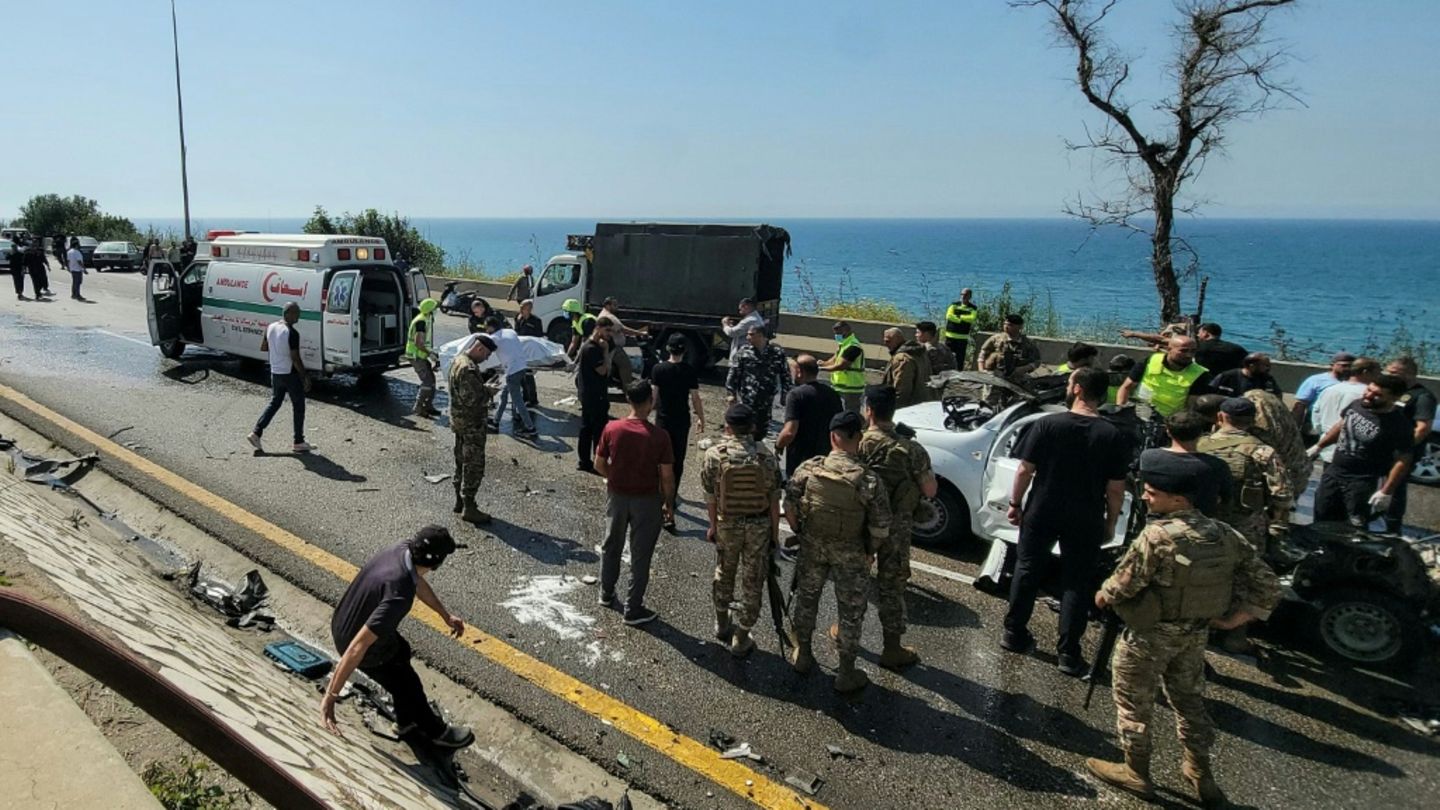 Angriff auf Autobahn südlich von Beirut