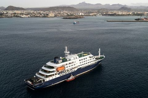 Das Kreuzfahrtschiff "Hondius"