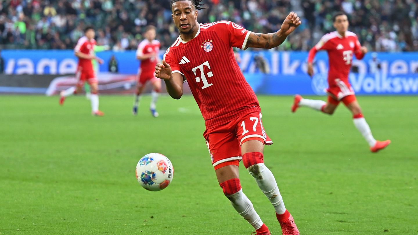 Michael Olise holte einen Strafstoß für die Bayern raus. Foto: Swen Pförtner/dpa