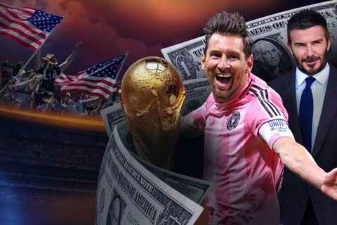Fußball in den US rund um prominente Marketing-Gesichter wie Lionel Messi (links) und David Beckham. Vier Wochen vor dem Eröffnungsspiel der Fußball-WM 2026 blickt die Doku "American Soccer Dream – Fußballnation der Zukunft?" auf den Zustand des Fußballsports in den USA. Wie nachhaltig ist der Boom des amerikanischen Profi-Fußballs?