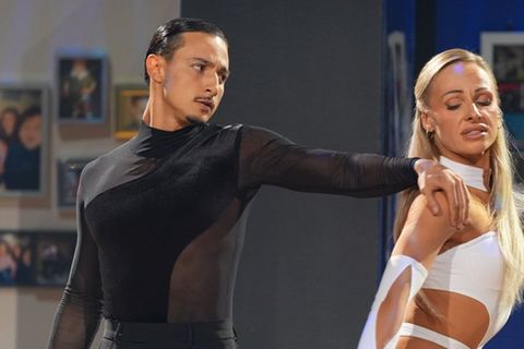 Milano und Profitänzerin Marta Arndt in der neunten "Let's Dance"-Show.