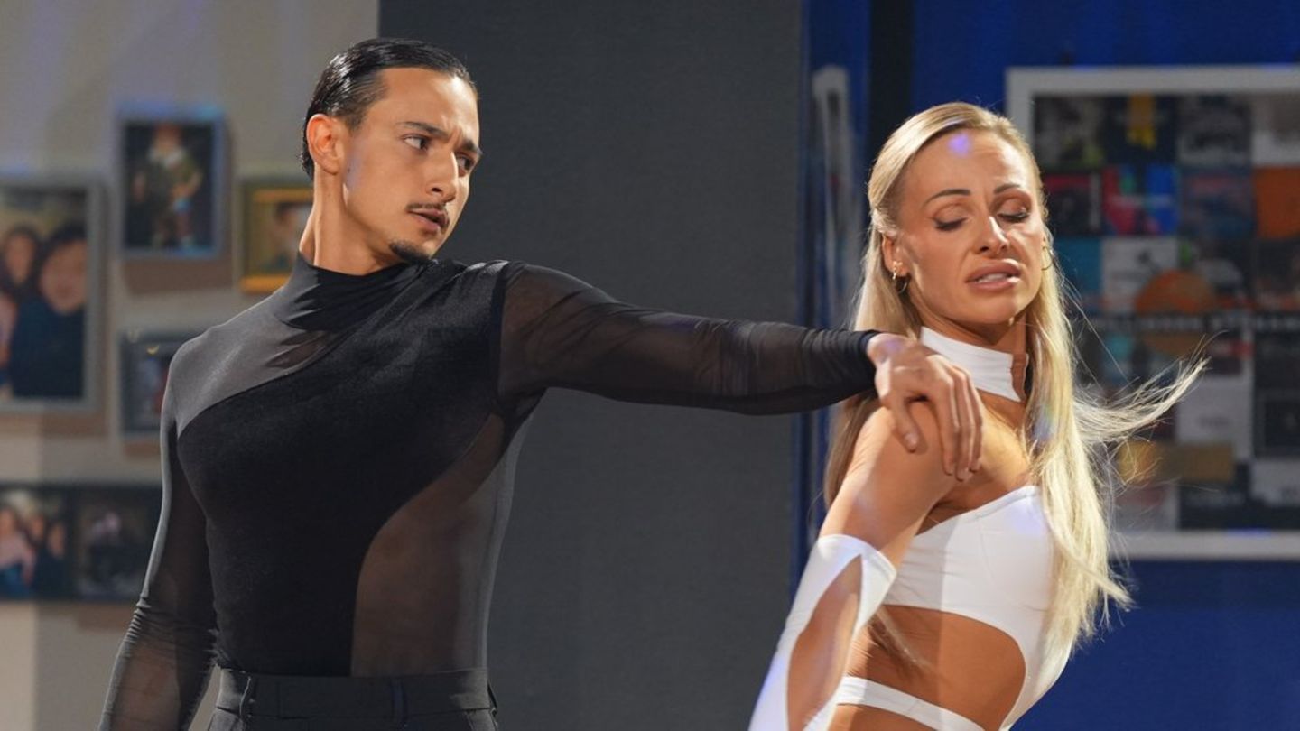 Milano und Profitänzerin Marta Arndt in der neunten "Let's Dance"-Show.
