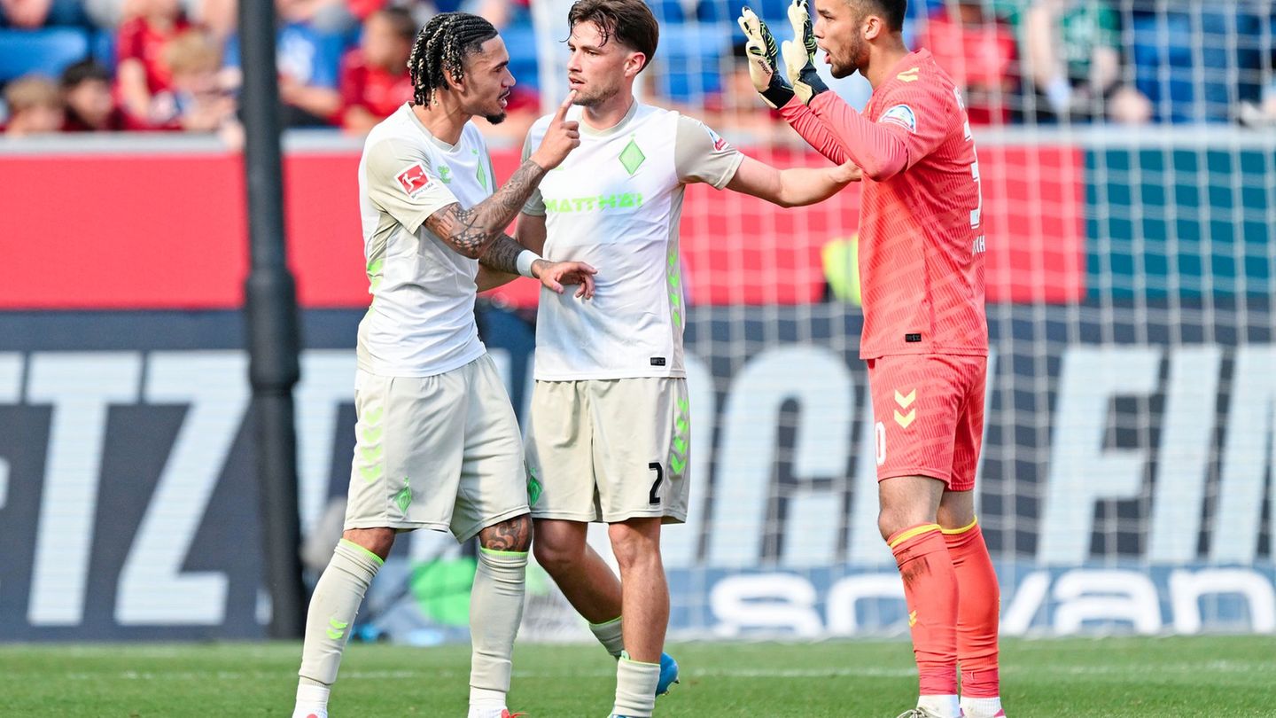 Bremer Frust bei der Niederlage gegen Hoffenheim. Foto: Uwe Anspach/dpa