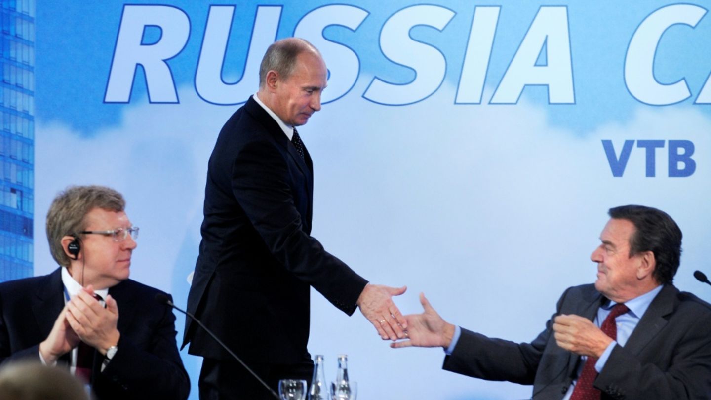 Putin und Schröder im Jahr 2009