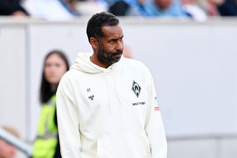 Werder-Trainer Daniel Thioune. Foto: Uwe Anspach/dpa
