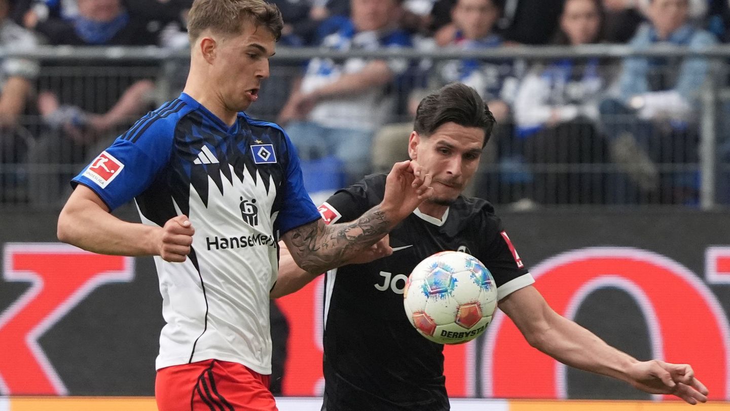 Fußball-Bundesliga: Europa-Quali muss noch warten: Freiburg verliert beim HSV