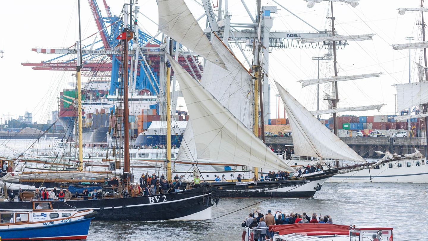 Rund 250 Schiffe kamen zum Hafengeburtstag nach Hamburg. Foto: Markus Scholz/dpa