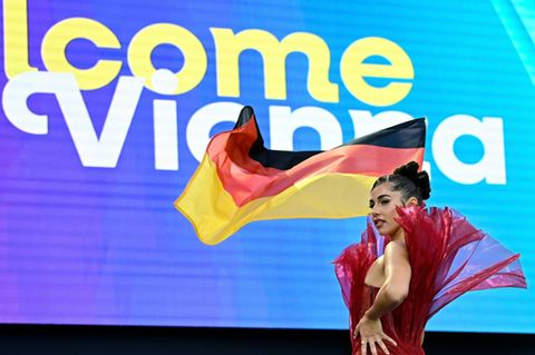 Die Deutsche Sarah Engels bei der Eröffnungszeremonie
