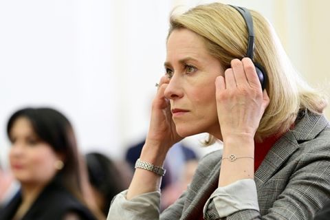 Kaja Kallas vergangene Woche in Eriwan.
