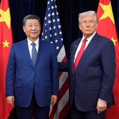 Trump und Xi bei ihrem letzten Treffen in Südkorea