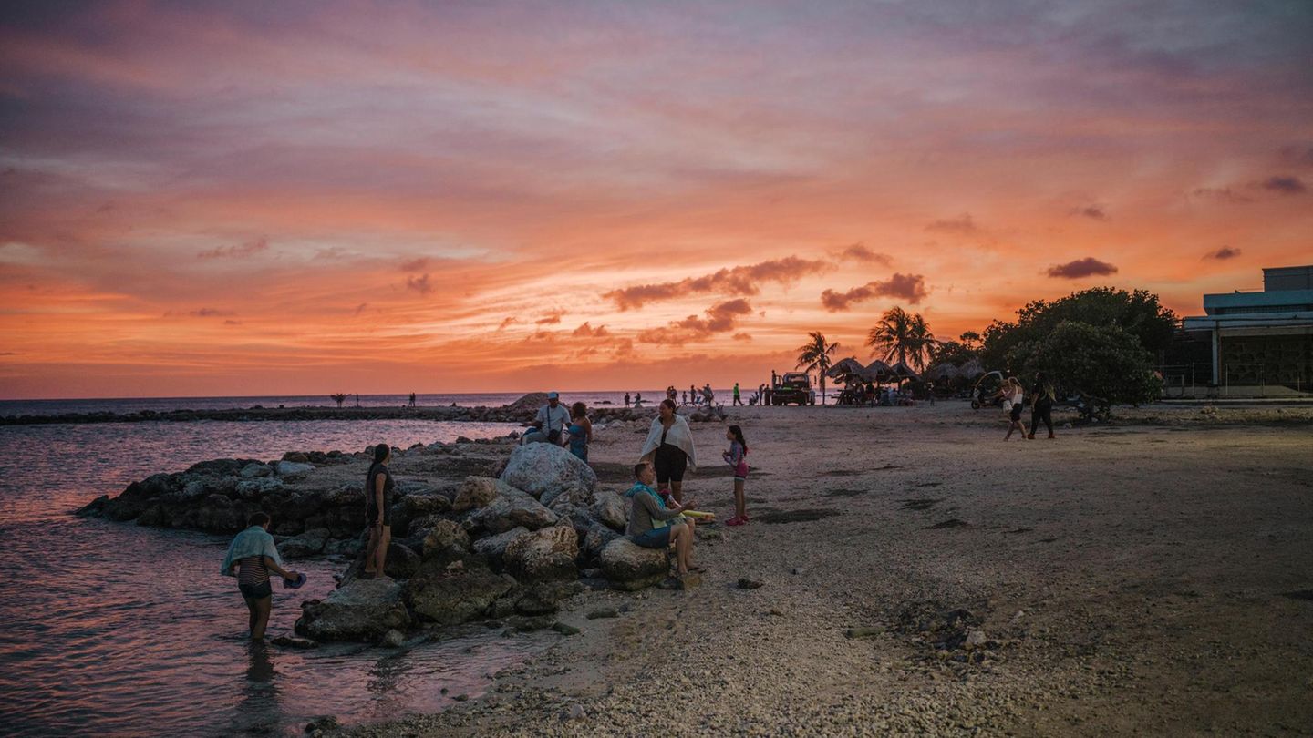 Sonnenuntergang am Strand