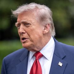 Donald Trump am Rednerpult