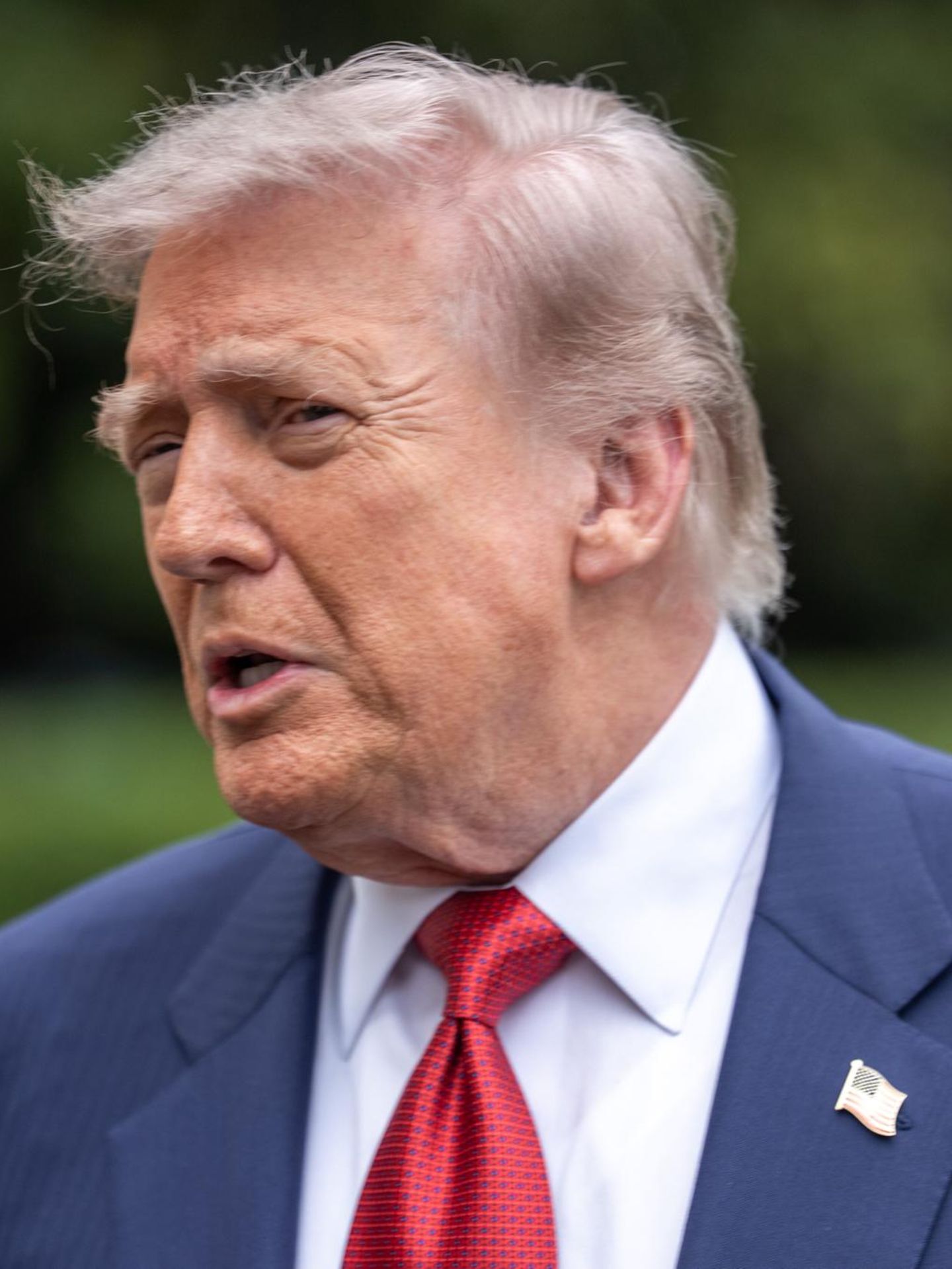 Donald Trump am Rednerpult