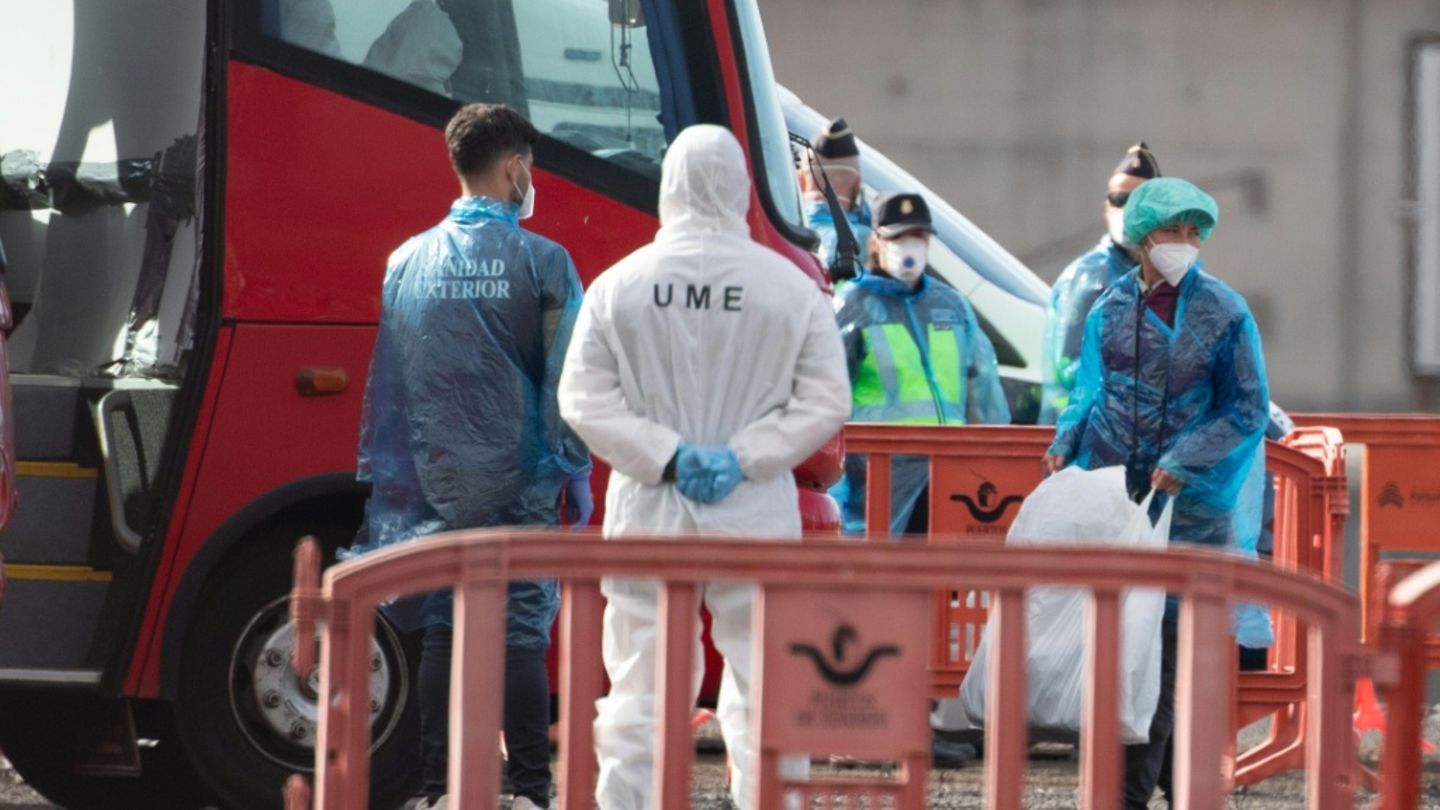 Evakuierung von Passagieren