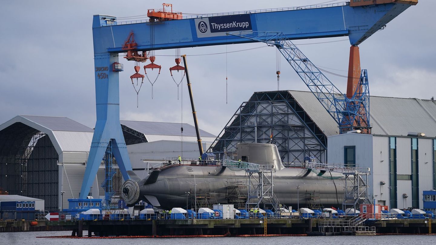 TKMS zählt zu einem der weltweit führenden Unternehmen im Bau nicht nuklear betriebener U-Boote. (Archivbild) Foto: Marcus Brand