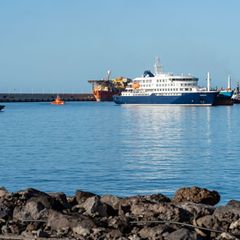 Auf dem Kreuzfahrtschiff "Hondius" gab es einen folgenschweren Ausbruch des Hantavirus. Foto: Europa Press Canarias/EUROPA PRESS