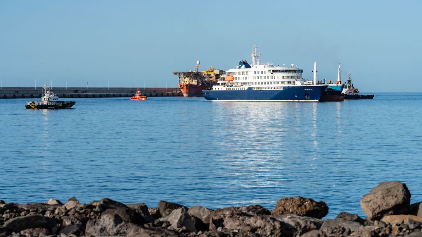 Auf dem Kreuzfahrtschiff "Hondius" gab es einen folgenschweren Ausbruch des Hantavirus. Foto: Europa Press Canarias/EUROPA PRESS