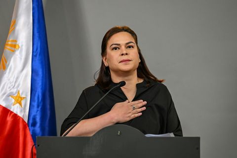 Die philippinische Vizepräsidentin Sara Duterte