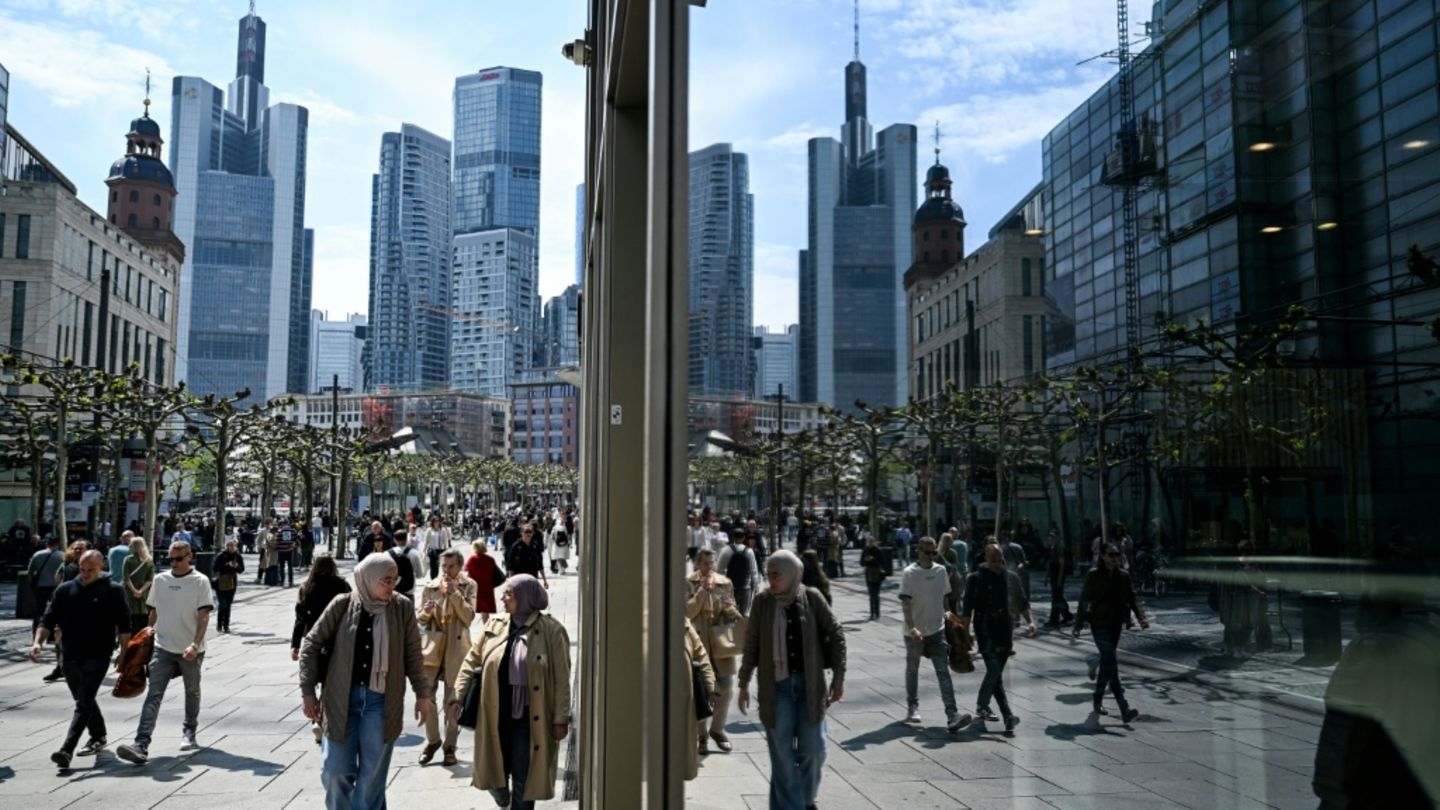 Einkaufsstraße Zeil in Frankfurt am Main