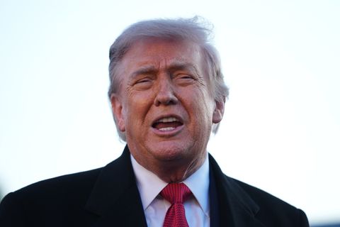 Für Trump ist der ungelöste Iran-Konflikt auch eine Last bei seinem baldigen Besuch in China. Foto: Mark Schiefelbein/AP/dpa