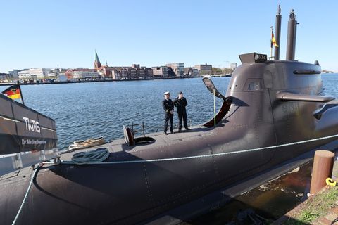 Die Geschäfte des Kieler U-Boot-Bauers TKMS laufen gut. (Archivbild) Foto: Christian Charisius/dpa