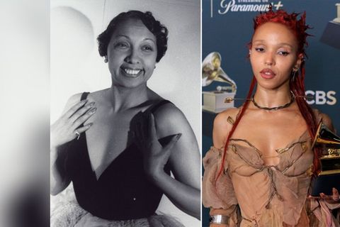 FKA Twigs (r.) spielt Josephine Baker.
