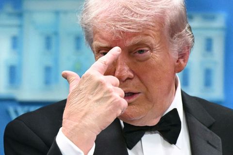 Trump kurz nach dem Vorfall