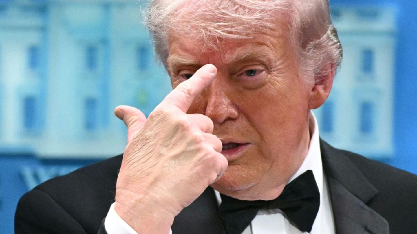 Trump kurz nach dem Vorfall
