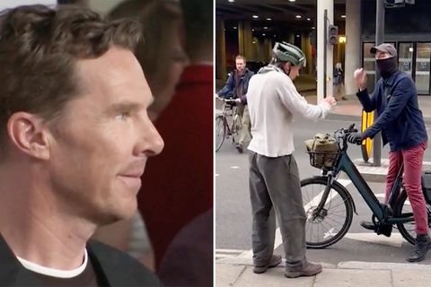 Benedict Cumberbatch legt sich mit Radfahrer an