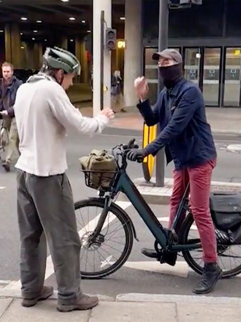 Benedict Cumberbatch legt sich mit Radfahrer an