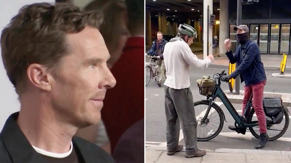 Benedict Cumberbatch legt sich mit Radfahrer an
