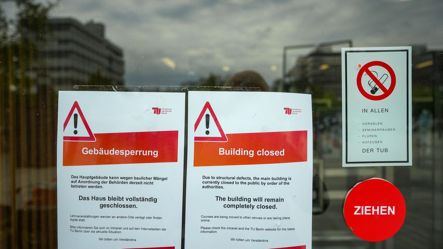An der TU wurde ein Krisenstab eingerichtet. Foto: Soeren Stache/dpa