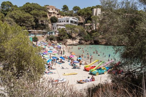 Touristen am Strand