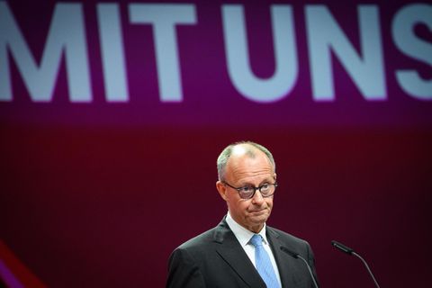 Bundeskanzler Friedrich Merz beim Deutschen Gewerkschaftsbund