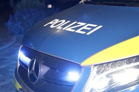 Ein Polizeiwagen