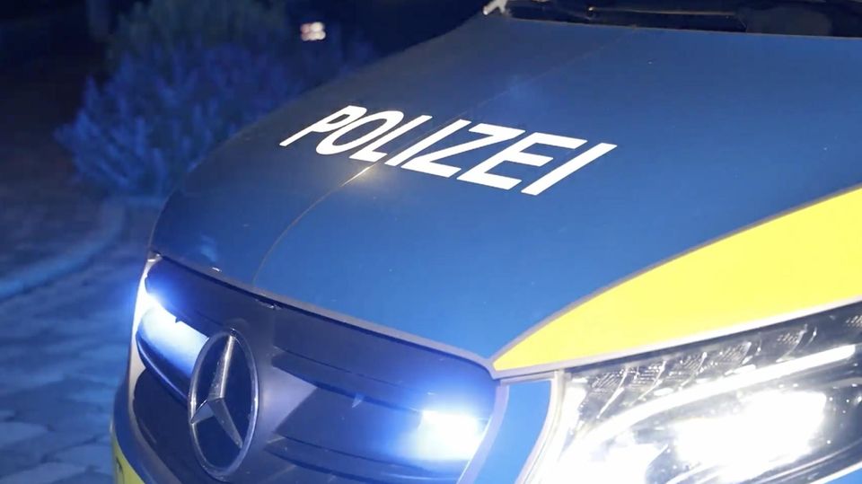 Ein Polizeiwagen
