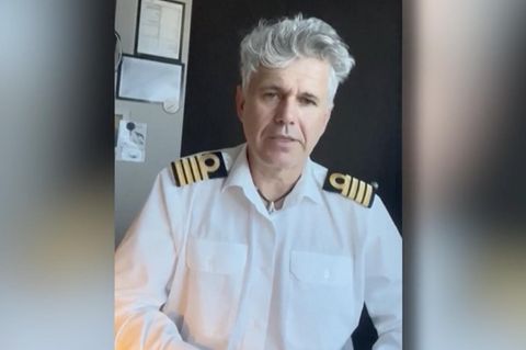 Der Kapitän der Hondius dankt Crew und Passagieren in einem Video.