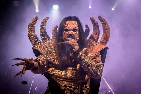 Auch (Mister) Lordi - gewann vor 20 Jahren für Finnland den Eurovision Song Contest - spricht in der ARD-Doku "70 Jahre ESC - Mo
