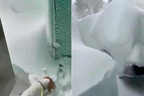 Rekordschnee in Russland