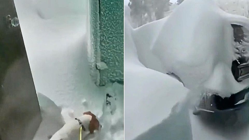 Rekordschnee in Russland