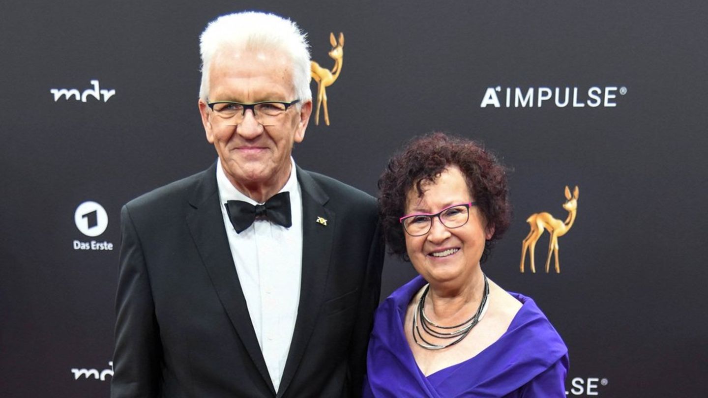 Winfried und Gerlinde Kretschmann sind seit 1975 verheiratet, haben drei Kinder und auch schon Enkel.
