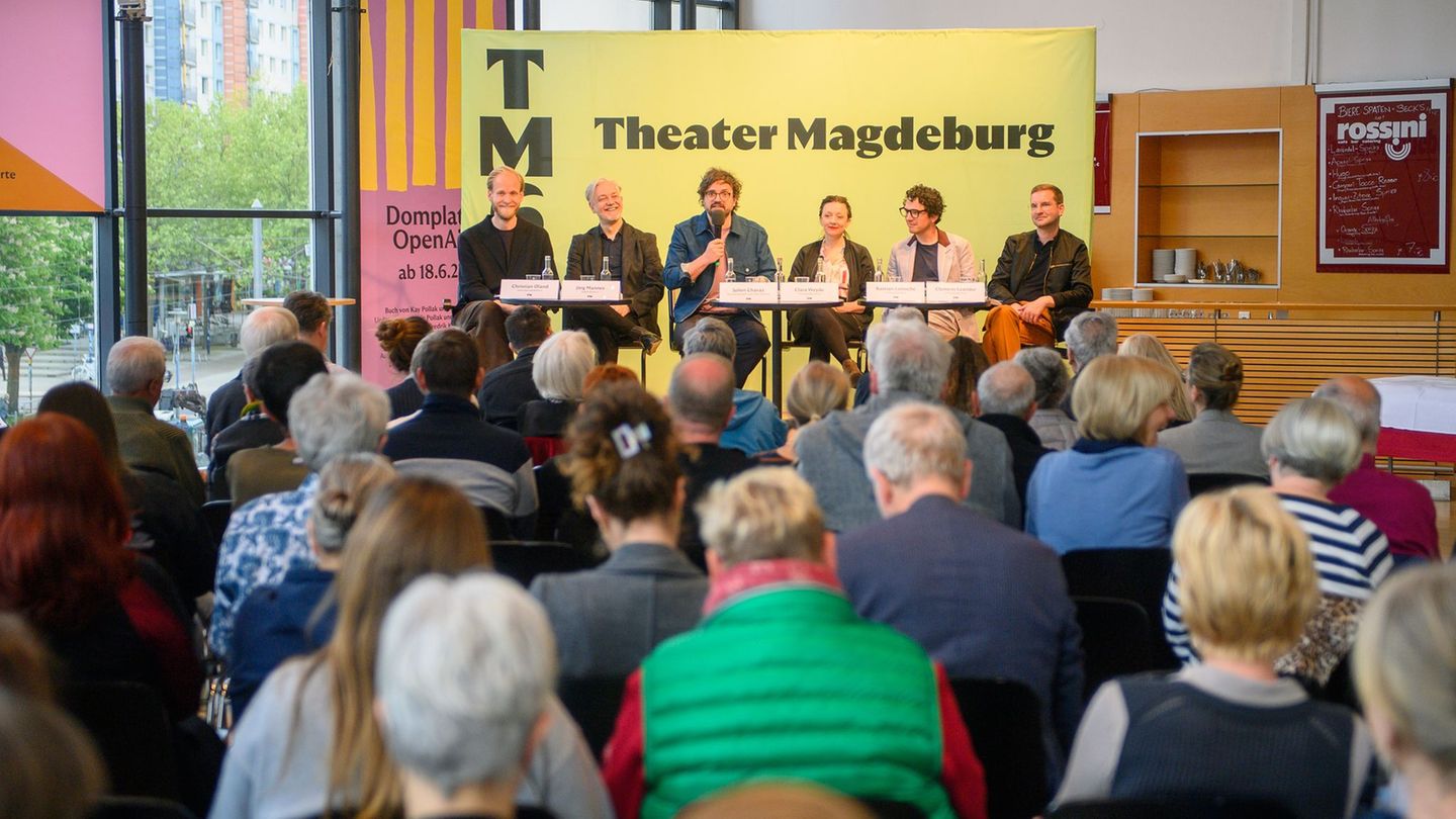 Das Spielzeitprogramm 2026/27 des Theaters Magdeburg wartet unter anderem mit 24 Premieren und 14 Uraufführungen auf. Foto: Klau