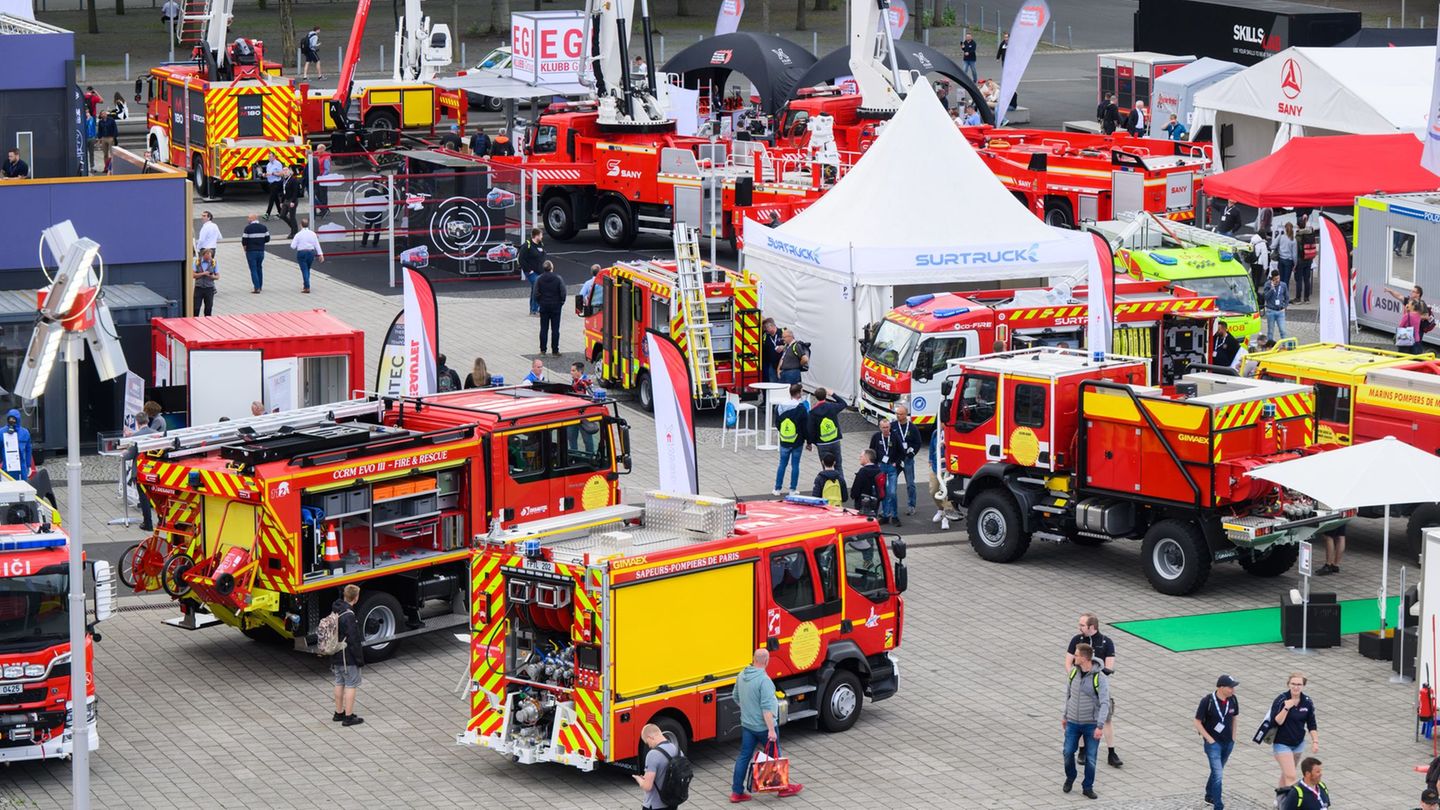 Die Interschutz fand zuletzt 2022 statt. (Archivbild) Foto: Julian Stratenschulte/dpa