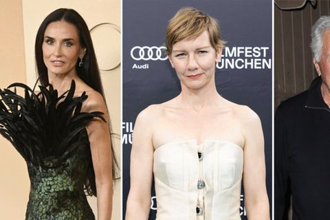 Demi Moore (l.) sitzt in diesem Jahr in der Jury, Sandra Hüller ist dank des Films "Vaterland" im Wettbewerb um die Goldene Pa