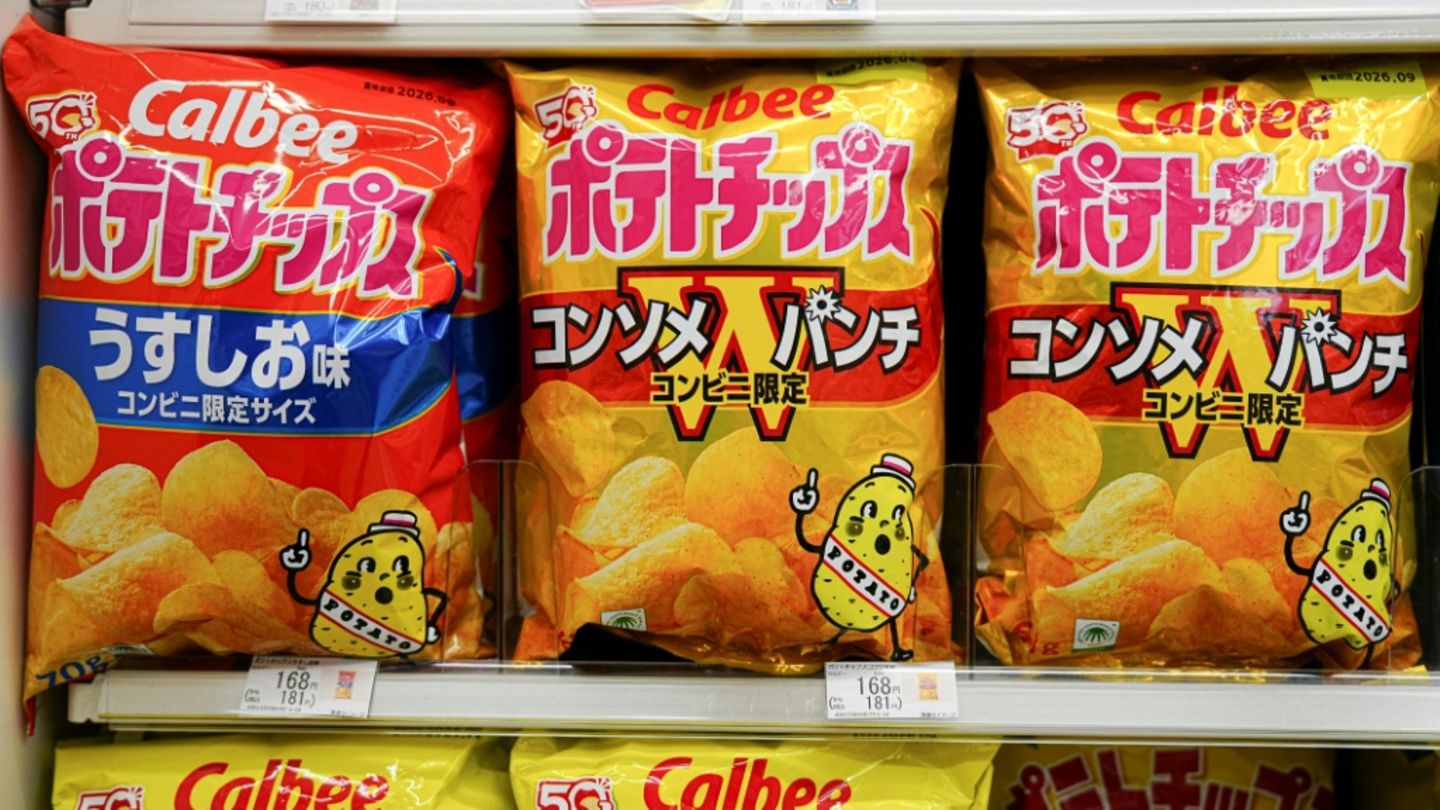 Chipstüten von Calbee