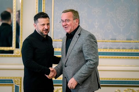 Boris Pistorius und Wolodymyr Selenskyj
