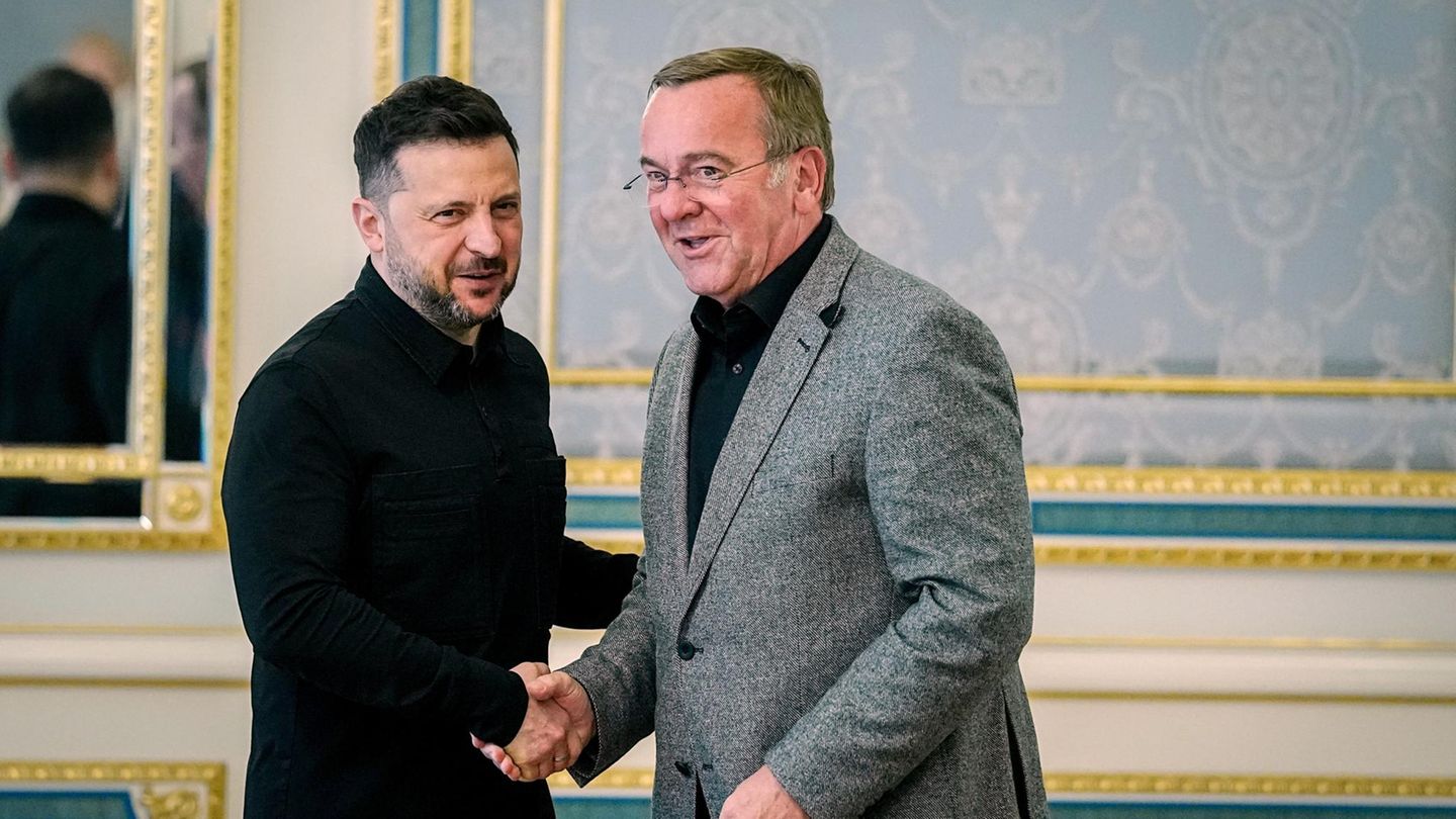 Boris Pistorius und Wolodymyr Selenskyj