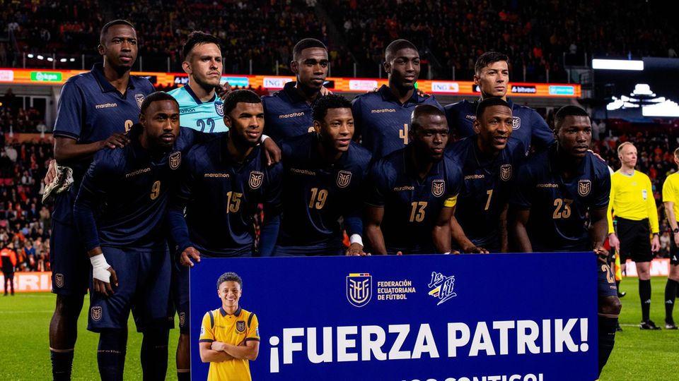 Die Nationalmannschaft von Ecuador